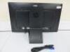 HP 23" LCD Monitor, Model E231. Comes with Power Supply & Display Port Cable. - 3