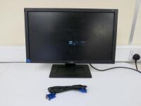 Dell 22" LCD Monitor, Model E2210Hc. Comes with Power Supply & VGA Cable.