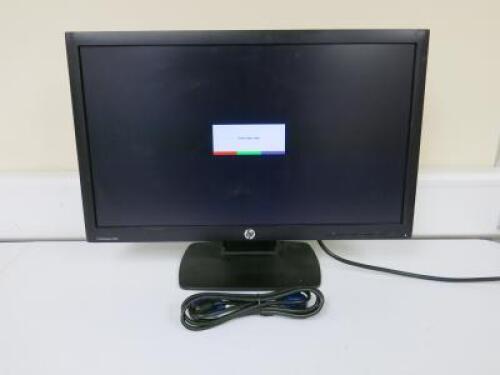 HP 22" LED Backlit Monitor, Model P221. Comes with Power Supply & VGA Cable.