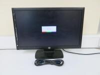 HP 22" LED Backlit Monitor, Model P221. Comes with Power Supply & VGA Cable.