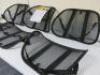 6 x Fellowes Office Suite Mesh Fabric Back Chair Supports. - 3