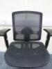 Height Adjustable Office Swivel Chair with Mesh Back & Seat. - 3