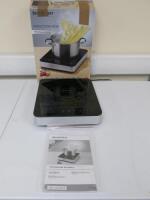 Silver Crest Induction Hob, Model SIKP 2000 E2. Comes in Original Box with Operating Instructions.