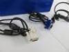 40 x Blue & White VGA Cables (CRATE NOT INCLUDED). - 2