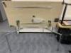 Sedus Office Tilting Table Top on Chrome Frame with Pair of Castors. Size H73cm x W160cm x D80cm. - 4