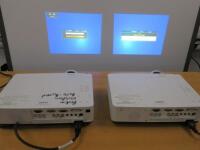 2 x Sanyo XGA Overhead Projector, Model PLC-XU301A. Comes with 1 x Remote.