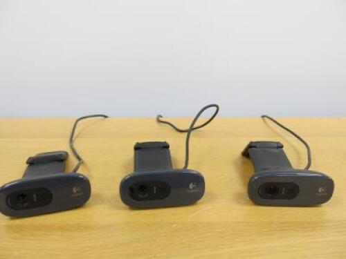 3 x Logitech Web Cams, HD720P.