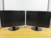 2 x Samsung 22" Color Display Unit, Model T220. NOTE: unable to power up.