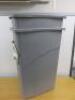 2 x Rubbermaid Slim Jim Bins. - 2