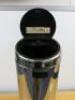 Brabantia Chrome Push Top Slim Bin - 4