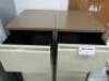 2 x Bisley 4 Draw Cream & Brown Metal Filing Cabinets. Size H132 x W47 x D62cm. - 3