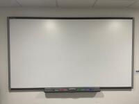 Smart Board 77" Interactive Whiteboard, Model SMART Board 680. Size H125cm x W170cm.