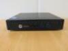 HP EliteDesk 800 G1 DM Business PC, Model TPC-F063-DM. Running Windows Pro 10 Intel Core i5-4590T CPU @ 2.00Ghz, 800GB RAM,465 GB HDD. Comes with Power Supply.