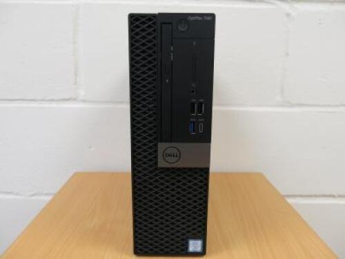 Dell OptiPlex 7060, Model D11S. Running Windows 10 Pro, Intel Core i5-8500 CPU @ 3.00GHz, 8.00GB RAM, 238GB HDD.