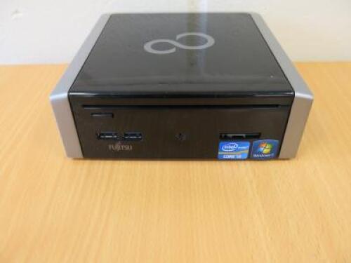 Fujitsu Esprimo Q900 Mini PC, Model MPC-D1009. Running Windows 10 Pro, Intel Core i3-2310 CPU @ 2.10Ghz, 4.00GB RAM, 297GB HDD. Comes with Power Supply.