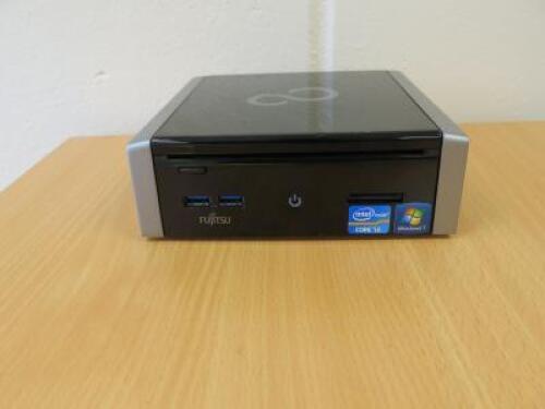 Fujitsu Esprimo Q900 Mini PC, Model MPC-D1009. Running Windows 10 Pro, Intel Core i3-2310 CPU @ 2.10Ghz, 4.00GB RAM, 111GB HDD. Comes with Power Supply.