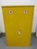 COSHH Metal 2 Door Cabinet with 1 Shelf. Size H152cm x W92cm x D47cm.