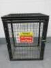 Gas Bottle Security Cage, Size H90cm x W71cm x D50cm.