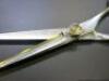 Yashy Luxor No 5 Hitachi Japanese Steel Scissors. - 2