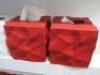 16 x Essey Wipey Cube Tissue Box Covers with 2 x Boxes of 36 Boxes of Tissue Refills. - 6