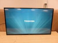 Toshiba 43" LCD Colour TV, Model 43L3653DB. Comes with Remote & Wall Bracket.