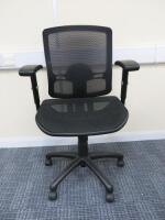 Height Adjustable Office Swivel Chair with Mesh Back & Seat.