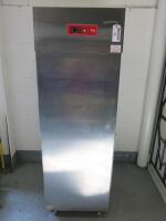 Easy Equipment Gastrnorm Stainless Steel Upright Single Door Refrigerator, Type EU632.Size H204cm x W70cm x D80cm. 