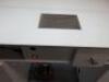 Nail Technicians Table with 5 Drawers, LED Light & Extraction in Gloss White Melamine, Size H77cm x W100cm x D48cm. - 4