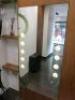 LED Illuminated Hair Dressing Mirror, Size H145cm x W78cm.