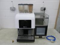 Evoca Necta Bean To Cup Coffee Machine, Type Kalea, Model 2ES3RM UK/Q, S/N 82812252. Comes with Vitrifrigo Glass Milk Fridge & Cup Warmer, 4LT Capacity, Code MC315612252.003.