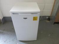 Bush Undercounter Fridge, Model M5085UCF. Size H83cm x W50cm x D54cm.