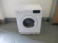 Beko Integrated Washing Machine, Model WIR725451, Capacity 7kg, 1200RPM, A+++. Size H81cm x W60cm x D52cm.