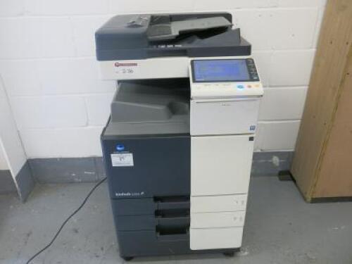 Konica Minolta Colour Photo Copier, Model Bizhub C224, S/N A4FM021009140. Copy Count: Colour 8520, Black 152578, Total 161098.