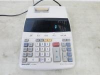 Sharp Electronic Printing Calculator, Model EL-1607P. Comes in Original Box.