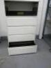 Office Speciality Metal Cabinet to Include: 4 Drawer & 1 Lift Up Lid Cabinet, Size H170cm x W100cm x D46cm and Comes with Additional Demountable 2 Door Cabinet Size H53cm x W100cm x D46cm. - 4