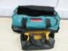 2 x Assorted Tool Bags to Include: 1 x Makita & 1 x DeWalt.