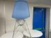 Eames Style DSR Dining Chair in Blue. NOT VAT ON LOT. - 3