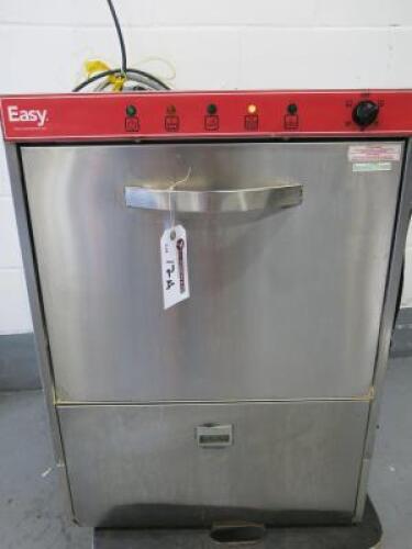 Easy Equipment Under Counter Stainless Steel Dishwasher, Model Easywash-D50, DOM 2018. Size H83cm x W60cm x D60cm.
