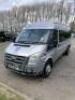 NV56 WVL: Ford Transit 100, 17 Seater Minibus in Silver. RWD, Diesel, 2402cc, Mileage 72890, MOT 10/2022, Former Keepers 1. Comes with V5 & Key - 3