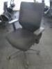 8 x Black Sense G28 Ergo Office Swivel Chairs.