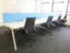 8 x Black Sense G28 Ergo Office Swivel Chairs. - 2