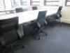 4 x Black Sense G28 Ergo Office Swivel Chairs. - 2