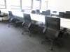 4 x Black Sense G28 Ergo Office Swivel Chairs. - 2