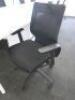 8 x Black Sense G28 Ergo Office Swivel Chairs.