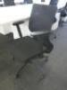 8 x Black Sense G28 Ergo Office Swivel Chairs.