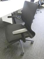 4 x Black Sense G28 Ergo Office Swivel Chairs.