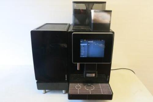 Franke A600 Foammaster, Automatic, Bean to Cup Coffee Machine with Milk Refrigeration Unit, Model FCS4046. Total Count 2145. Comes Complete with Water Purify, Cleaning Kit, Instruction Manual, Keys & USB. (Supplied New April 2018 @ £8400 + VAT)