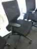 8 x Black Sense G28 Ergo Office Swivel Chairs. - 2