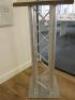 Aluminium Lectern. Size H114cm. - 2