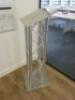 Aluminium Lectern. Size H114cm. - 3